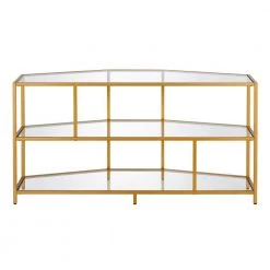 New 👏 Clark 48 in. Brass Hexagon TV Stand Fits TV's up to 55 in. by Meyer&Cross 👍 12 New 👏 Clark 48 in. Brass Hexagon TV Stand Fits TV's up to 55 in. by Meyer&Cross 👍 -Outlet Camden Isle Store brass meyer cross tv stands tv0572 c3 1000