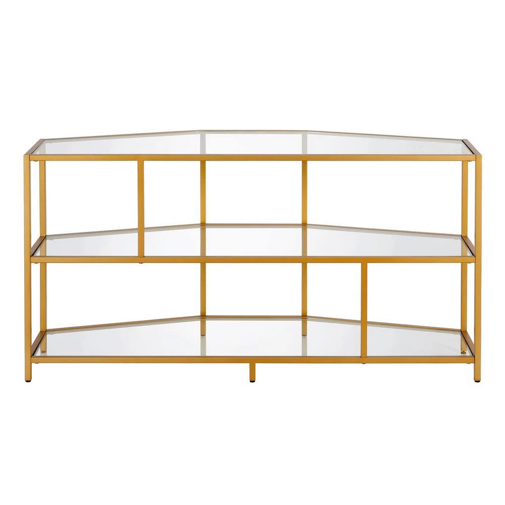 New 👏 Clark 48 in. Brass Hexagon TV Stand Fits TV's up to 55 in. by Meyer&Cross 👍 5 New 👏 Clark 48 in. Brass Hexagon TV Stand Fits TV's up to 55 in. by Meyer&Cross 👍 - Image 3