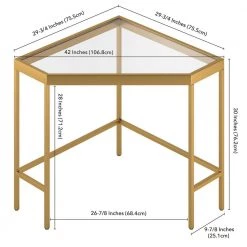 Best Sale ๐งจ Alexis 42 in. Brass Corner Writing Desk with Glass Top by Meyer&Cross ๐ 18 Best Sale ๐งจ Alexis 42 in. Brass Corner Writing Desk with Glass Top by Meyer&Cross ๐ -Outlet Camden Isle Store brass meyer cross writing desks of0872 fa 1000