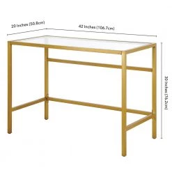 Best Sale ⌛ Sivil 42 in. Brass Finish Writing Desk with Glass Top by Meyer&Cross 🛒 14 Best Sale ⌛ Sivil 42 in. Brass Finish Writing Desk with Glass Top by Meyer&Cross 🛒 -Outlet Camden Isle Store brass meyer cross writing desks of0878 1f 1000