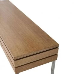 New 🥰 Barnes 14 in. Brown Rectangular Wood Console Table by Camden Isle 😍 -Outlet Camden Isle Store brown camden isle console tables 86635 44 1000