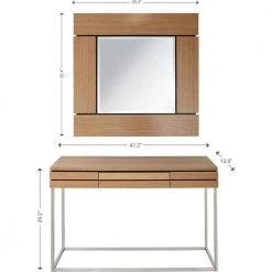 Cheapest ❤️ Barnes 14 in. Brown Rectangular Wood Console Table with Mirror by Camden Isle 😍 14 Cheapest ❤️ Barnes 14 in. Brown Rectangular Wood Console Table with Mirror by Camden Isle 😍 -Outlet Camden Isle Store brown camden isle console tables 86636 76 1000