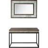Brand new 👏 Bailey 16 in. Brown Rectangular Wood Console Table with Mirror by Camden Isle ❤️ -Outlet Camden Isle Store brown camden isle console tables 86639 64 1000
