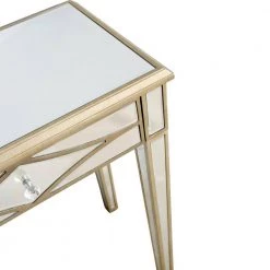Coupon 👍 Huxley 48 in. Champagne Rectangle Mirrored Glass Console Table with Drawers by Camden Isle 🎁 18 Coupon 👍 Huxley 48 in. Champagne Rectangle Mirrored Glass Console Table with Drawers by Camden Isle 🎁 -Outlet Camden Isle Store champagne camden isle console tables 86439 76 1000