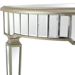 Cheap ✔️ Marilyn 48 in. Half-Circle Champagne Glass Console Table by Camden Isle 🎉 -Outlet Camden Isle Store champagne camden isle console tables 86527 44 1000