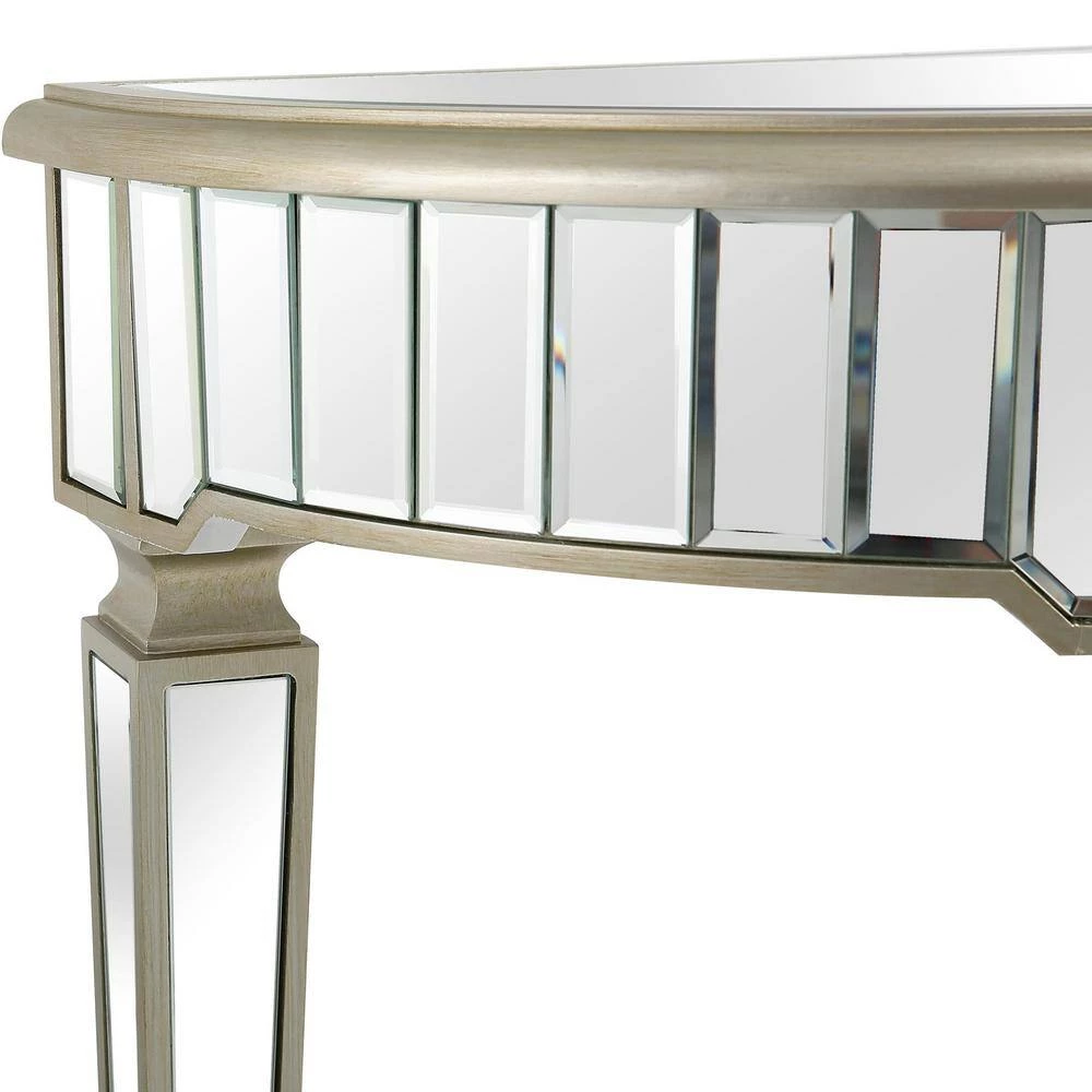 Promo ๐คฉ Marilyn 17 in. Champagne Arch Glass Console Table with Mirror by Camden Isle ๐ 7 Promo ๐คฉ Marilyn 17 in. Champagne Arch Glass Console Table with Mirror by Camden Isle ๐ - Image 5