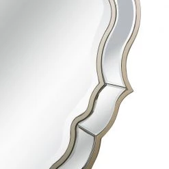 Discount ❤️ Eleanor 16 in. Champagne Oval Glass Console Table with Mirror by Camden Isle ⌛ -Outlet Camden Isle Store champagne camden isle console tables 86537 fa 1000