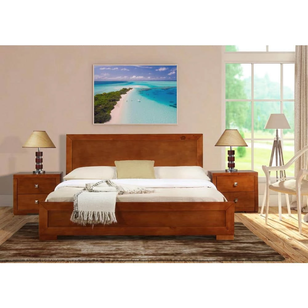 Wholesale โ Trent 82.3 in. Brown Cherry Queen Platform Bed by Camden Isle ๐ 5 Wholesale โ Trent 82.3 in. Brown Cherry Queen Platform Bed by Camden Isle ๐ - Image 3