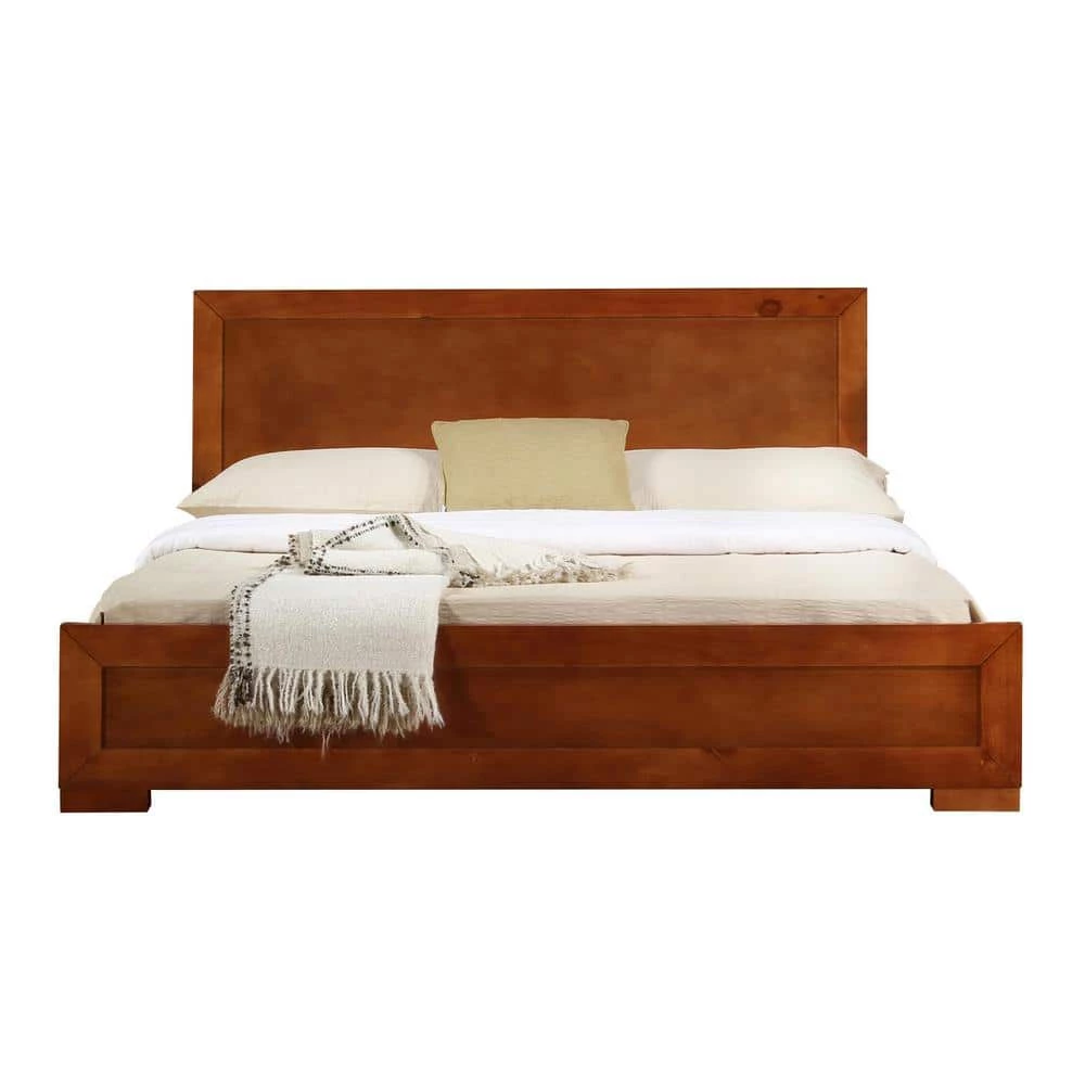 Cheap ๐ Trent 78 in. Brown Cherry Full Platform Bed by Camden Isle ๐ 3 Cheap ๐ Trent 78 in. Brown Cherry Full Platform Bed by Camden Isle ๐