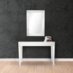 Wholesale 🛒 Holly 44 in. Clear Rectangle Mirrored Glass Console Table by Camden Isle 🔥 -Outlet Camden Isle Store clear camden isle console tables 86448 31 1000