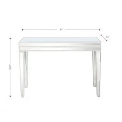 Wholesale 🛒 Holly 44 in. Clear Rectangle Mirrored Glass Console Table by Camden Isle 🔥 -Outlet Camden Isle Store clear camden isle console tables 86448 44 1000