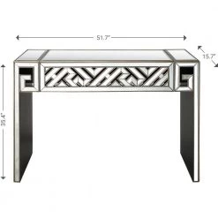 Best reviews of 🎉 Becket 16 in. Clear Rectangular Glass Console Table by Camden Isle 😍 -Outlet Camden Isle Store clear camden isle console tables 86649 76 1000