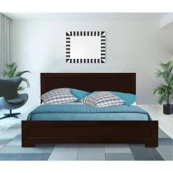 Buy 🤩 Oxford 78 in. Brown Espresso Full Platform Bed by Camden Isle ⭐ -Outlet Camden Isle Store espresso camden isle platform beds ci 113031 31 1000