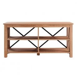 Best Sale 😉 Sawyer 50 in. Golden Oak TV Stand Fits TVs up to 55 in. by Meyer&Cross 😉 -Outlet Camden Isle Store golden oak meyer cross tv stands tv0841 4f 1000