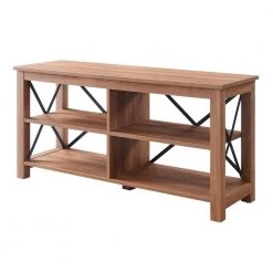 Best Sale 😉 Sawyer 50 in. Golden Oak TV Stand Fits TVs up to 55 in. by Meyer&Cross 😉