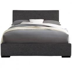 Budget โ๏ธ Abbey 80.3 in. Gray Twin Platform Bed by Camden Isle ๐
