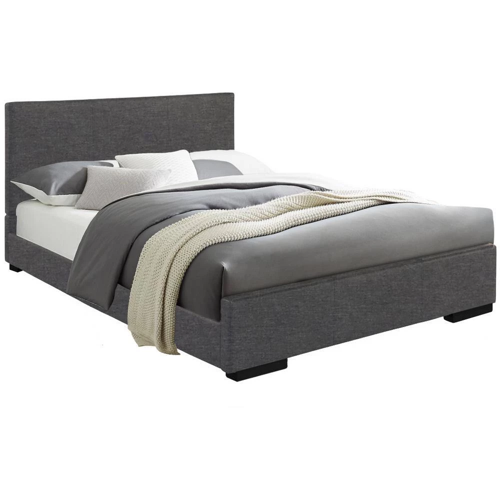 Wholesale โค๏ธ Abbey 85.4 in. Gray Queen Platform Bed by Camden Isle ๐ 4 Wholesale โค๏ธ Abbey 85.4 in. Gray Queen Platform Bed by Camden Isle ๐ - Image 2