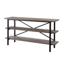 Brand new 🧨 Holloway Wood 58 in. TV Stand in Gray Oak Finish by Meyer&Cross 🥰 -Outlet Camden Isle Store gray oak meyer cross tv stands tv0399 1f 1000