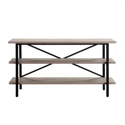 Brand new 🧨 Holloway Wood 58 in. TV Stand in Gray Oak Finish by Meyer&Cross 🥰 -Outlet Camden Isle Store gray oak meyer cross tv stands tv0399 4f 1000