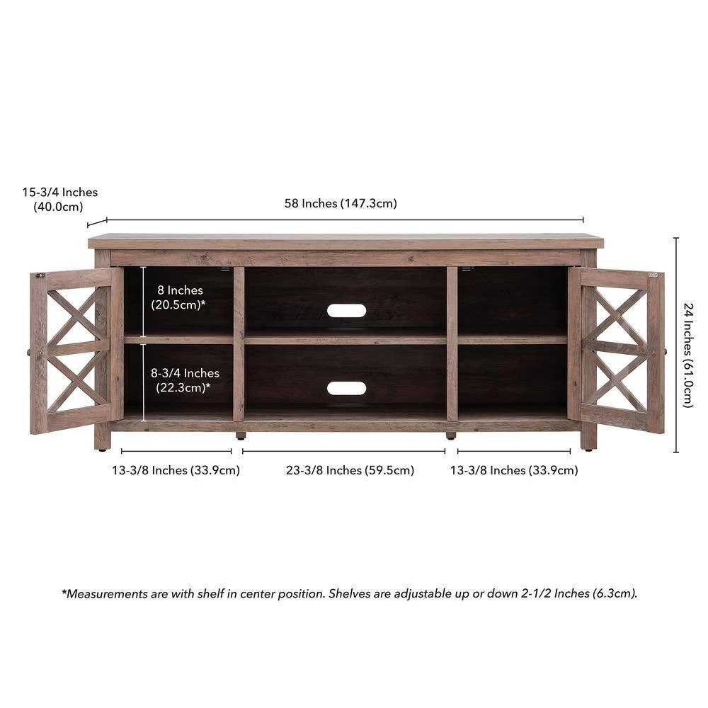 Cheap ⭐ Colton 58 in. Gray Oak TV Stand Fits TV's up to 65 in. by Meyer&Cross ✔️ 10 Cheap ⭐ Colton 58 in. Gray Oak TV Stand Fits TV's up to 65 in. by Meyer&Cross ✔️ - Image 8