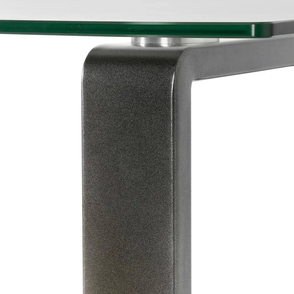 Deals 🌟 Asta 40 in. Gunmetal Gray Rectangle Glass Coffee Table by Meyer&Cross 😉 6 Deals 🌟 Asta 40 in. Gunmetal Gray Rectangle Glass Coffee Table by Meyer&Cross 😉 - Image 4