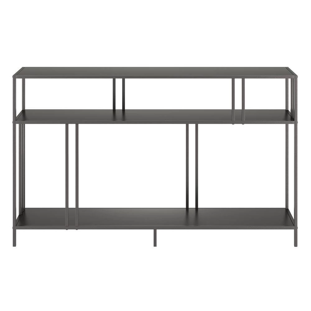 Hot Sale โญ Cortland 48 in. Gunmetal Gray Rectangle Metal Console Table with Metal Shelves by Meyer&Cross ๐ 5 Hot Sale โญ Cortland 48 in. Gunmetal Gray Rectangle Metal Console Table with Metal Shelves by Meyer&Cross ๐ - Image 3