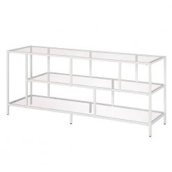 Discount ❤️ Winthrop 55 in. Matte White TV Stand Fits TV's up to 60 in. by Meyer&Cross 🌟 -Outlet Camden Isle Store matte white meyer cross tv stands tv1102 1f 1000