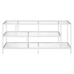 Discount โค๏ธ Winthrop 55 in. Matte White TV Stand Fits TV's up to 60 in. by Meyer&Cross ๐