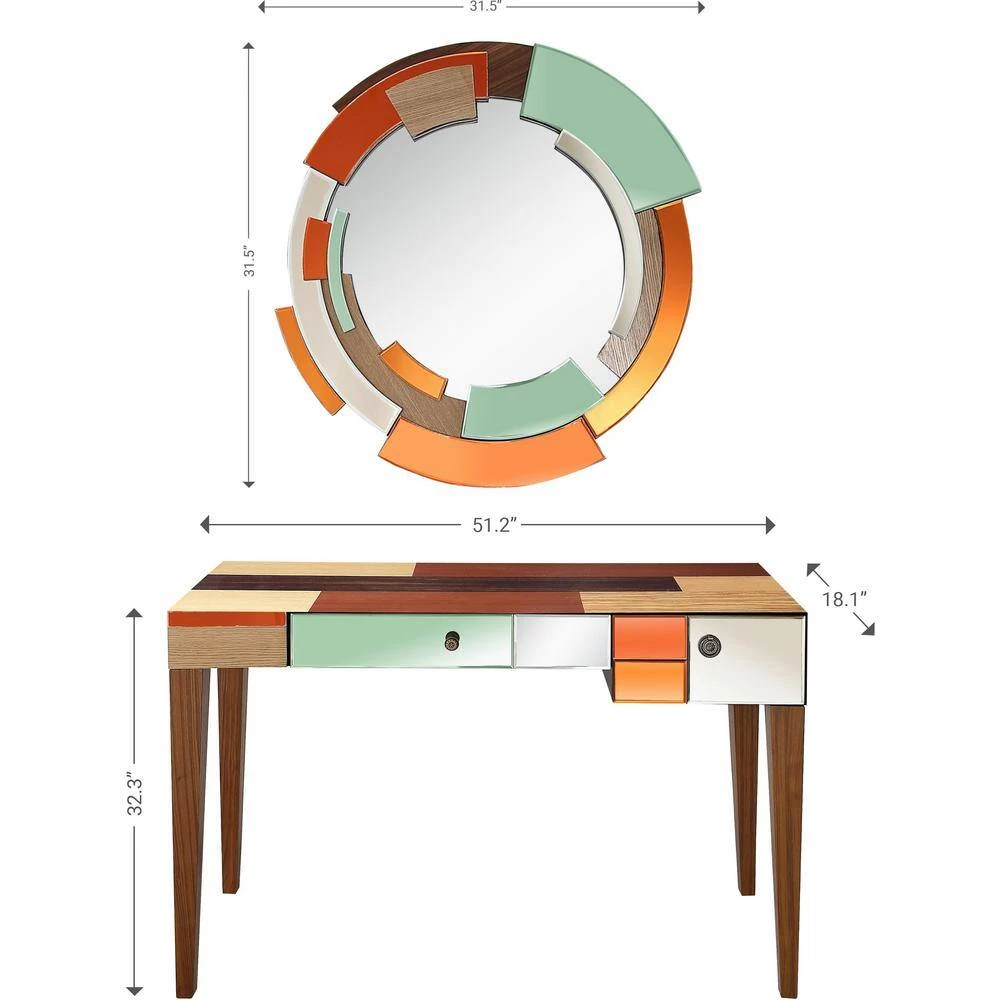Top 10 ๐ Seldom Seen 18 in. Multi Round Wood Console Table with Mirror by Camden Isle โ 9 Top 10 ๐ Seldom Seen 18 in. Multi Round Wood Console Table with Mirror by Camden Isle โ - Image 7