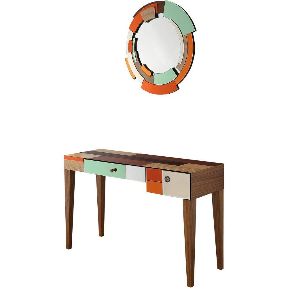 Top 10 ๐ Seldom Seen 18 in. Multi Round Wood Console Table with Mirror by Camden Isle โ 4 Top 10 ๐ Seldom Seen 18 in. Multi Round Wood Console Table with Mirror by Camden Isle โ - Image 2