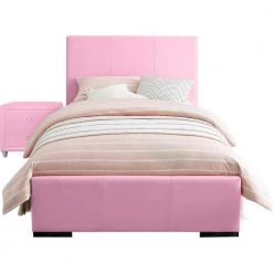 Wholesale 🌟 Hindes 80.5 in. 2-Piece Pink Twin Bedroom Set by Camden Isle 😍