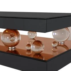 Promo 😉 Gelenau 16 in. Rose Gold Rectangular Wood Console Table by Camden Isle 🎁 -Outlet Camden Isle Store rose gold camden isle console tables 86629 1f 1000