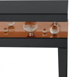 Promo 😉 Gelenau 16 in. Rose Gold Rectangular Wood Console Table by Camden Isle 🎁 -Outlet Camden Isle Store rose gold camden isle console tables 86629 44 1000