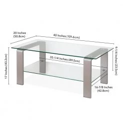 Buy 🔥 Asta 40 in. Satin Nickel/Clear Medium Rectangle Glass Coffee Table with Shelf by Meyer&Cross ✔️ 14 Buy 🔥 Asta 40 in. Satin Nickel/Clear Medium Rectangle Glass Coffee Table with Shelf by Meyer&Cross ✔️ -Outlet Camden Isle Store satin nickel meyer cross coffee tables ct0095 44 1000
