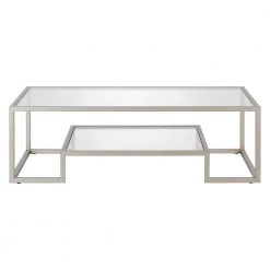 Flash Sale ๐ Athena 54 in. Satin Nickel Bronze Rectangle Glass Coffee Table by Meyer&Cross ๐ฏ 11 Flash Sale ๐ Athena 54 in. Satin Nickel Bronze Rectangle Glass Coffee Table by Meyer&Cross ๐ฏ -Outlet Camden Isle Store satin nickel meyer cross coffee tables ct0708 c3 1000