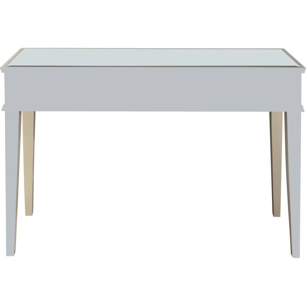 Outlet ⌛ Keeley 48 in. Silver Rectangle Mirrored Glass Console Table with Drawers by Camden Isle 😉 6 Outlet ⌛ Keeley 48 in. Silver Rectangle Mirrored Glass Console Table with Drawers by Camden Isle 😉 - Image 4