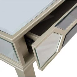 Outlet ⌛ Keeley 48 in. Silver Rectangle Mirrored Glass Console Table with Drawers by Camden Isle 😉 16 Outlet ⌛ Keeley 48 in. Silver Rectangle Mirrored Glass Console Table with Drawers by Camden Isle 😉 -Outlet Camden Isle Store silver camden isle console tables 86427 76 1000