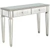 Best reviews of ✨ Miriam 47 in. Silver Rectangle Mirrored Glass Console Table with Drawers by Camden Isle 🎁 1 Best reviews of ✨ Miriam 47 in. Silver Rectangle Mirrored Glass Console Table with Drawers by Camden Isle 🎁 -Outlet Camden Isle Store silver camden isle console tables 86500 64 1000