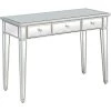 Buy ⭐ Jane 42 in. Silver Rectangle Mirrored Glass Console Table with Drawers by Camden Isle 🤩 -Outlet Camden Isle Store silver camden isle console tables 86512 64 1000