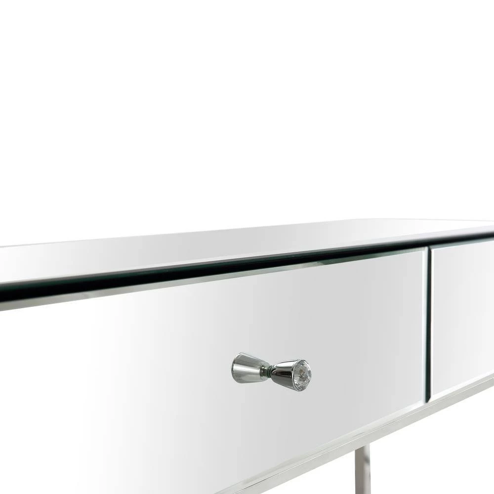 Deals 🔔 Addison 48 in. Rectangle Silver Glass Console Table by Camden Isle ✨ 9 Deals 🔔 Addison 48 in. Rectangle Silver Glass Console Table by Camden Isle ✨ - Image 7