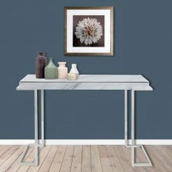 Coupon ❤️ Aldon 46 in. Rectangle Silver Faux Marble Console Table by Camden Isle 🤩 17 Coupon ❤️ Aldon 46 in. Rectangle Silver Faux Marble Console Table by Camden Isle 🤩 -Outlet Camden Isle Store silver camden isle console tables 86545 31 1000