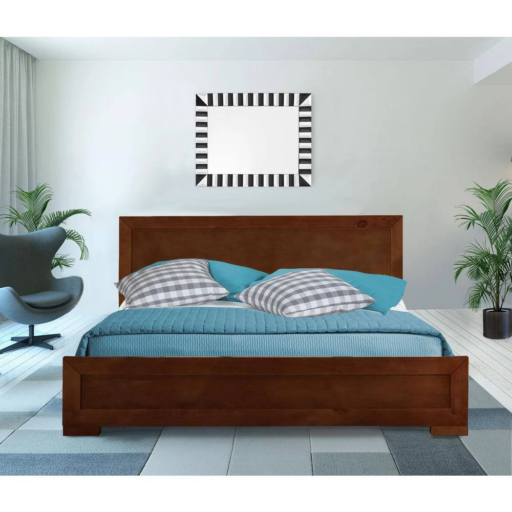 Cheap ๐ Oxford 78 in. Brown Walnut Full Platform Bed by Camden Isle ๐ 5 Cheap ๐ Oxford 78 in. Brown Walnut Full Platform Bed by Camden Isle ๐ - Image 3