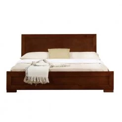 Buy ⭐ Trent 78 in. Brown Walnut Full Platform Bed by Camden Isle ✨