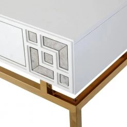 Best reviews of ✔️ Dynasty 16 in. White Rectangular Wood Console Table by Camden Isle 😀 -Outlet Camden Isle Store white camden isle console tables 86626 1f 1000