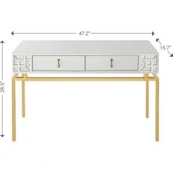 Best reviews of ✔️ Dynasty 16 in. White Rectangular Wood Console Table by Camden Isle 😀 -Outlet Camden Isle Store white camden isle console tables 86626 76 1000