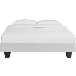 Hot Sale 🔥 Acton White King Platform Bed by Camden Isle ✔️