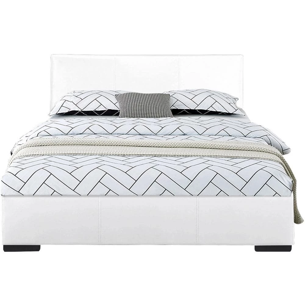Outlet โจ Abbey 85.4 in. White Queen Platform Bed by Camden Isle ๐ 5 Outlet โจ Abbey 85.4 in. White Queen Platform Bed by Camden Isle ๐ - Image 3