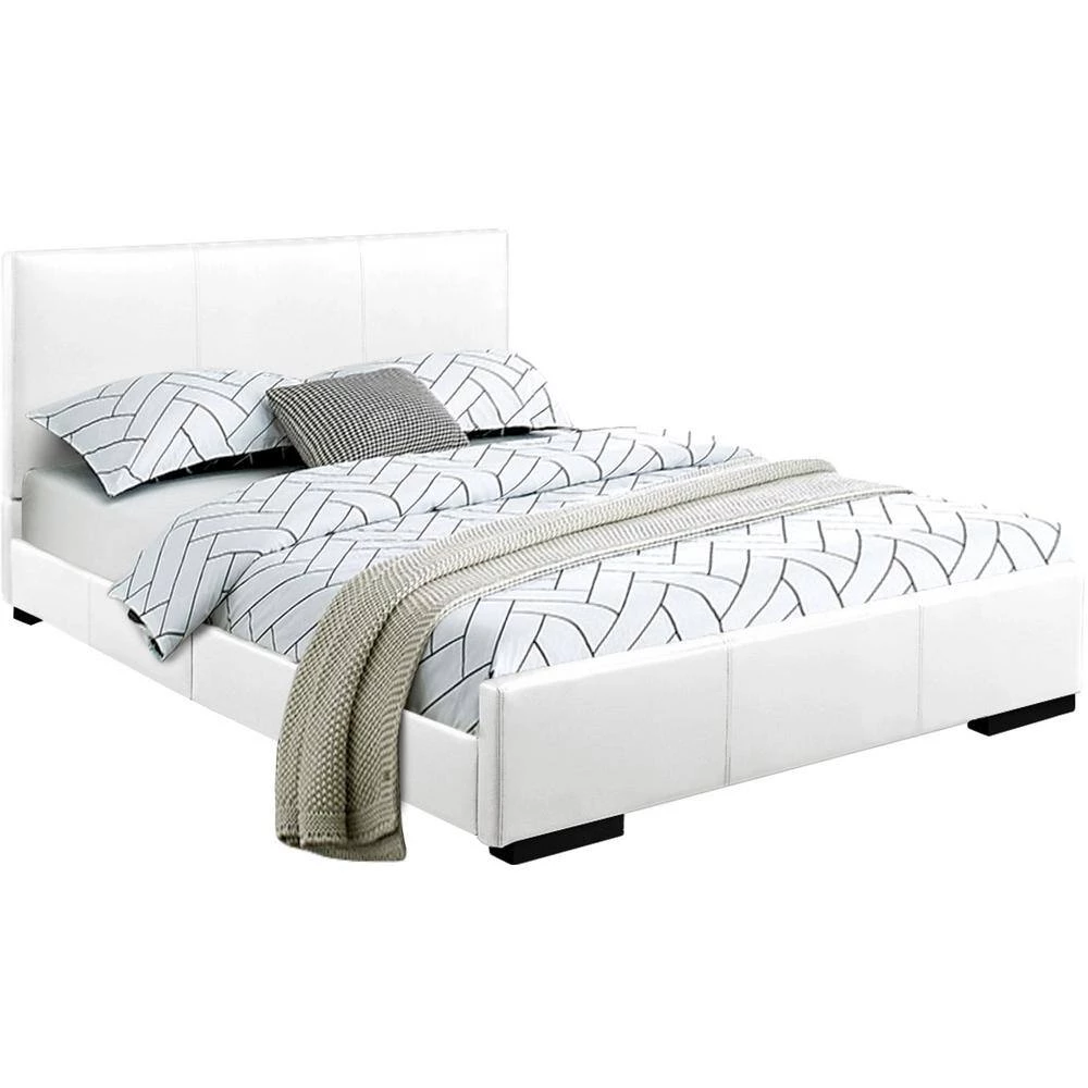 Outlet โจ Abbey 85.4 in. White Queen Platform Bed by Camden Isle ๐ 4 Outlet โจ Abbey 85.4 in. White Queen Platform Bed by Camden Isle ๐ - Image 2