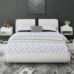 Cheap โจ Carlton 88.5 in. White Queen Platform Bed by Camden Isle ๐ 11 Cheap โจ Carlton 88.5 in. White Queen Platform Bed by Camden Isle ๐ -Outlet Camden Isle Store white camden isle platform beds ci 212232 31 1000