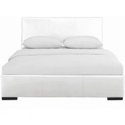 Best reviews of 😀 Hindes 80.5 in. White Twin Platform Bed by Camden Isle ✔️